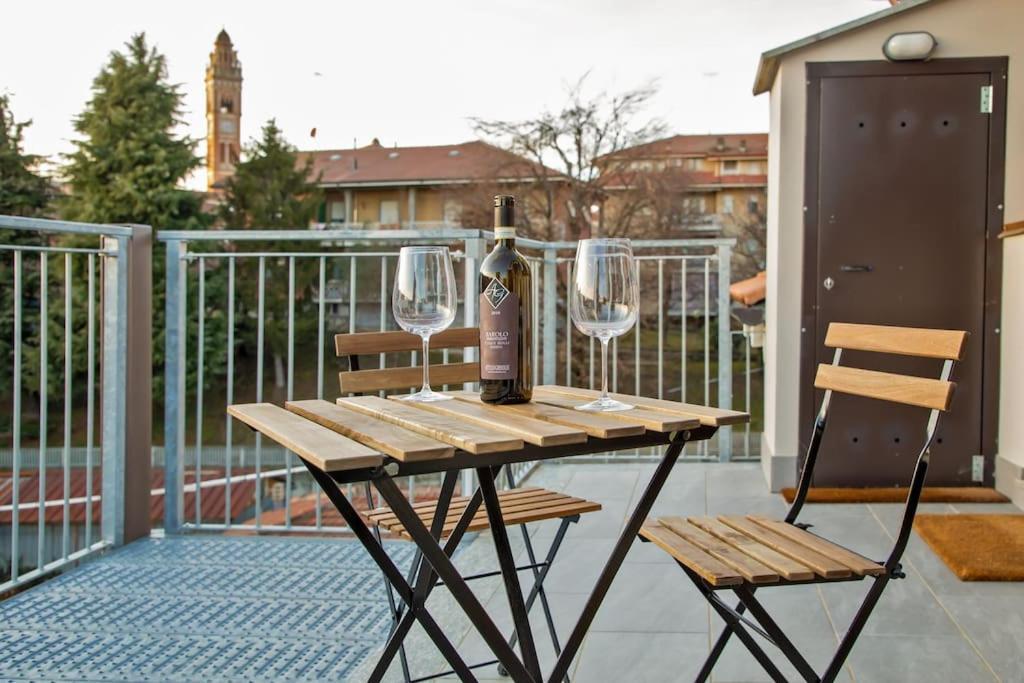 Charming 2.5Room Flat In Center Of Monforte dʼAlba Extérieur photo